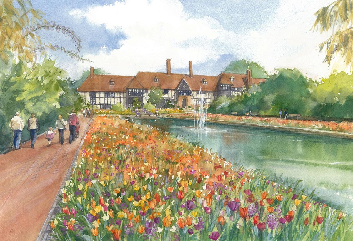 Thousands of Tulips will be planted at RHS Garden Wisley for a spectacular spring display - Helen Thomas