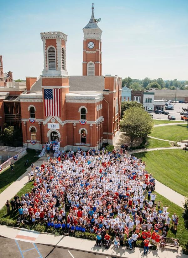 America 250 Community Courthouse Photo