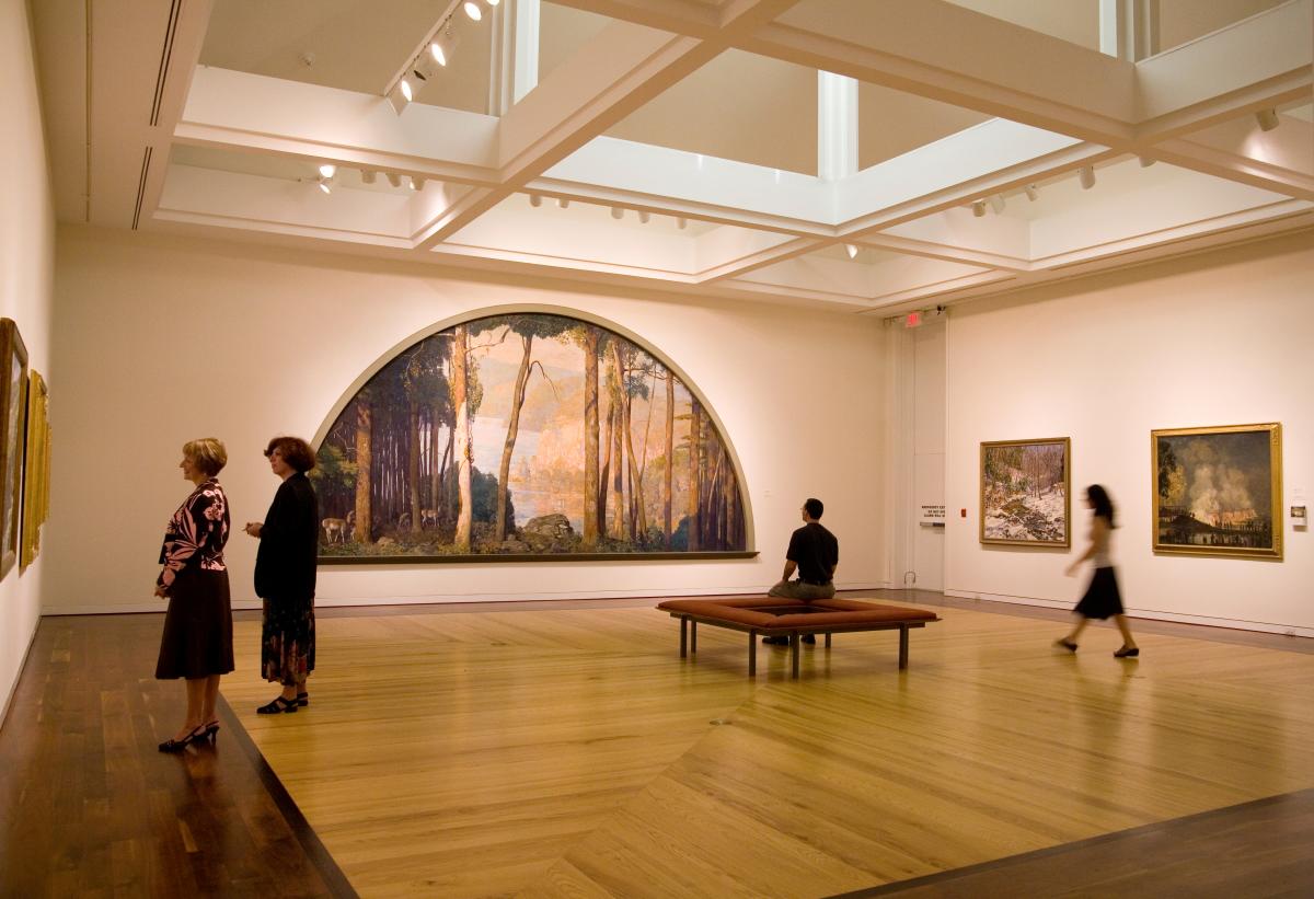 Works of art from local and regional artists are on permanent display in the Putman Gallery at the James A. Michener Art Museum in Doylestown.