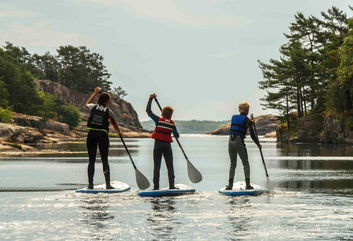 SUP at Bragdøya island, Kristiansand