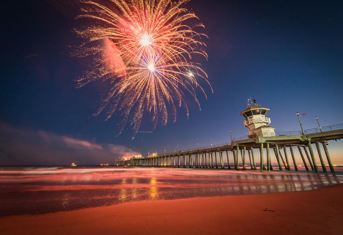 Fourth of July Celebration in Huntington Beach