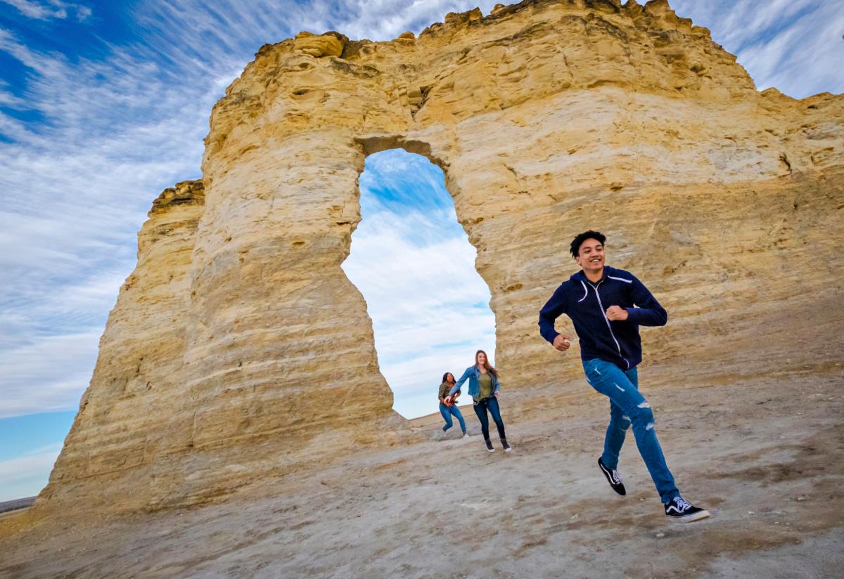 Monument Rocks_Kansas Tourism