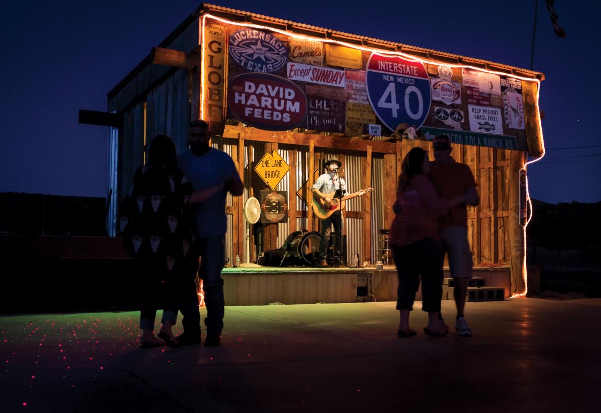 Singer-songwriter Tanner Houston gets people dancing at No Scum Allowed Saloon.