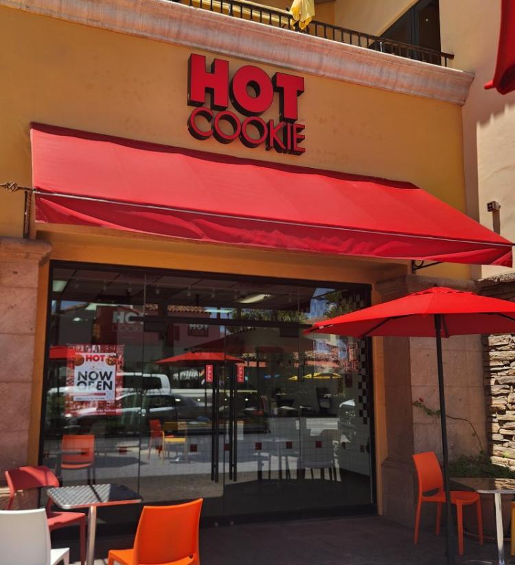 Storefront for Hot Cookie in downtown Palm Springs