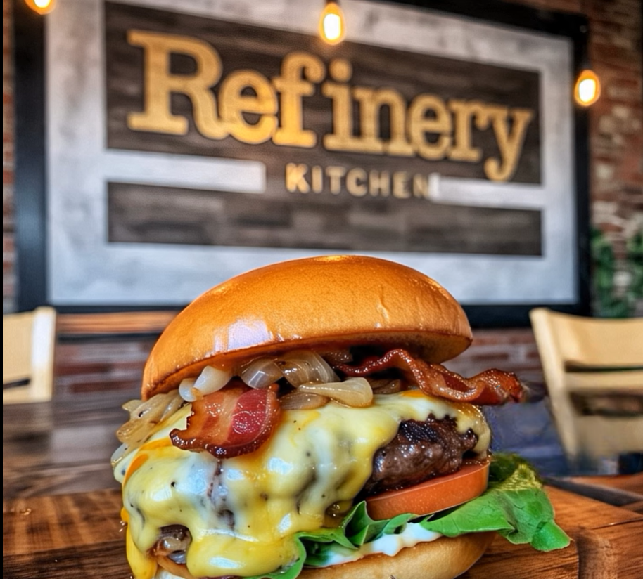 Burger at Refinery