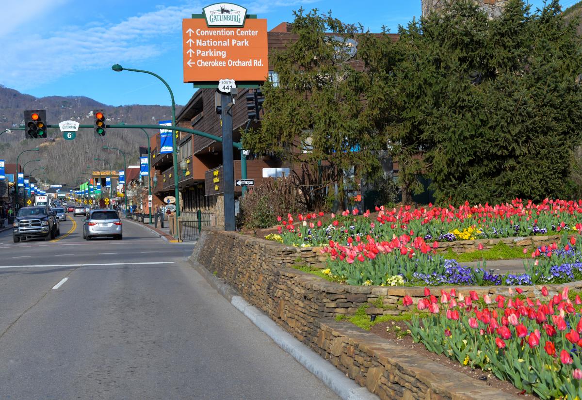 Spring Gatlinburg downtown