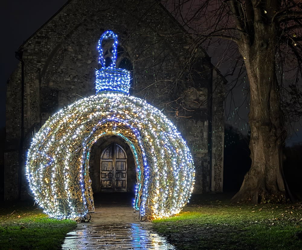 The Willow Bauble in Priory park Chichester, by Two Circles Design