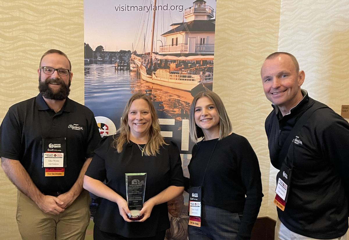 2021 Maryland Tourism Summit Award