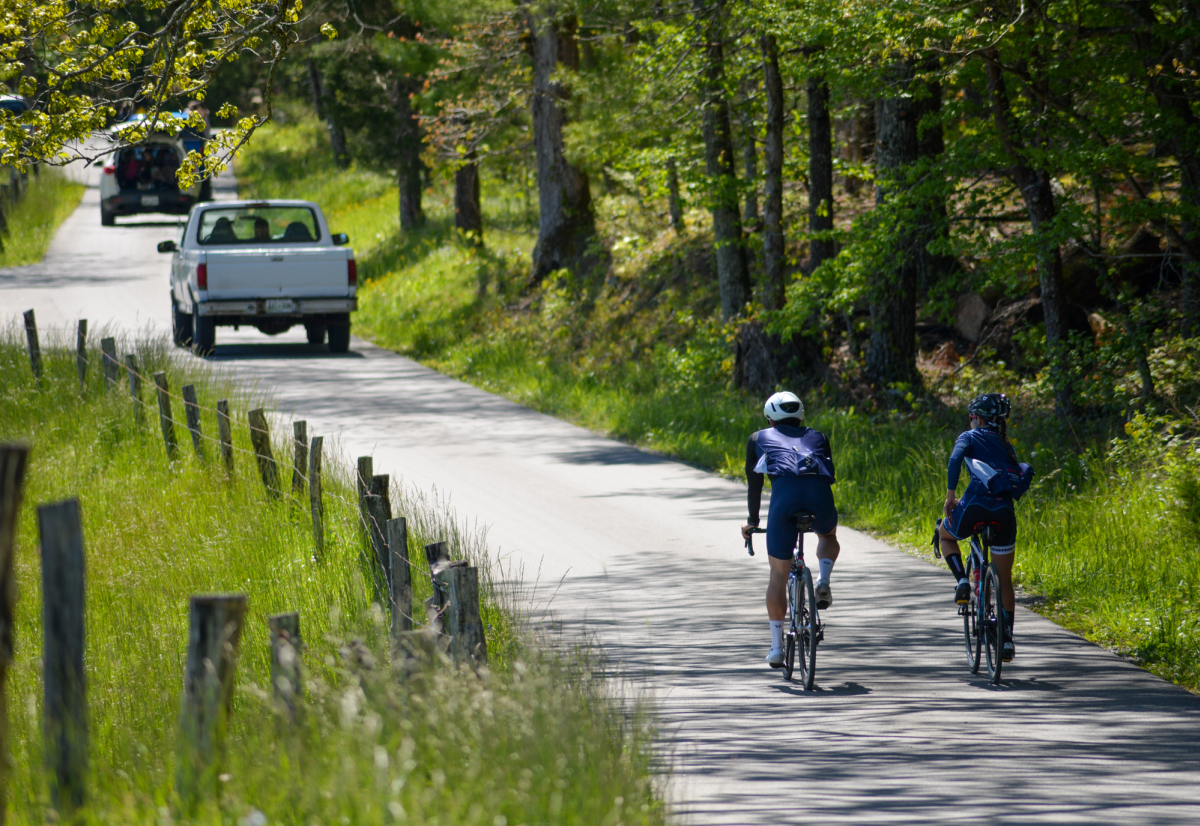 Biking in Cades Cove