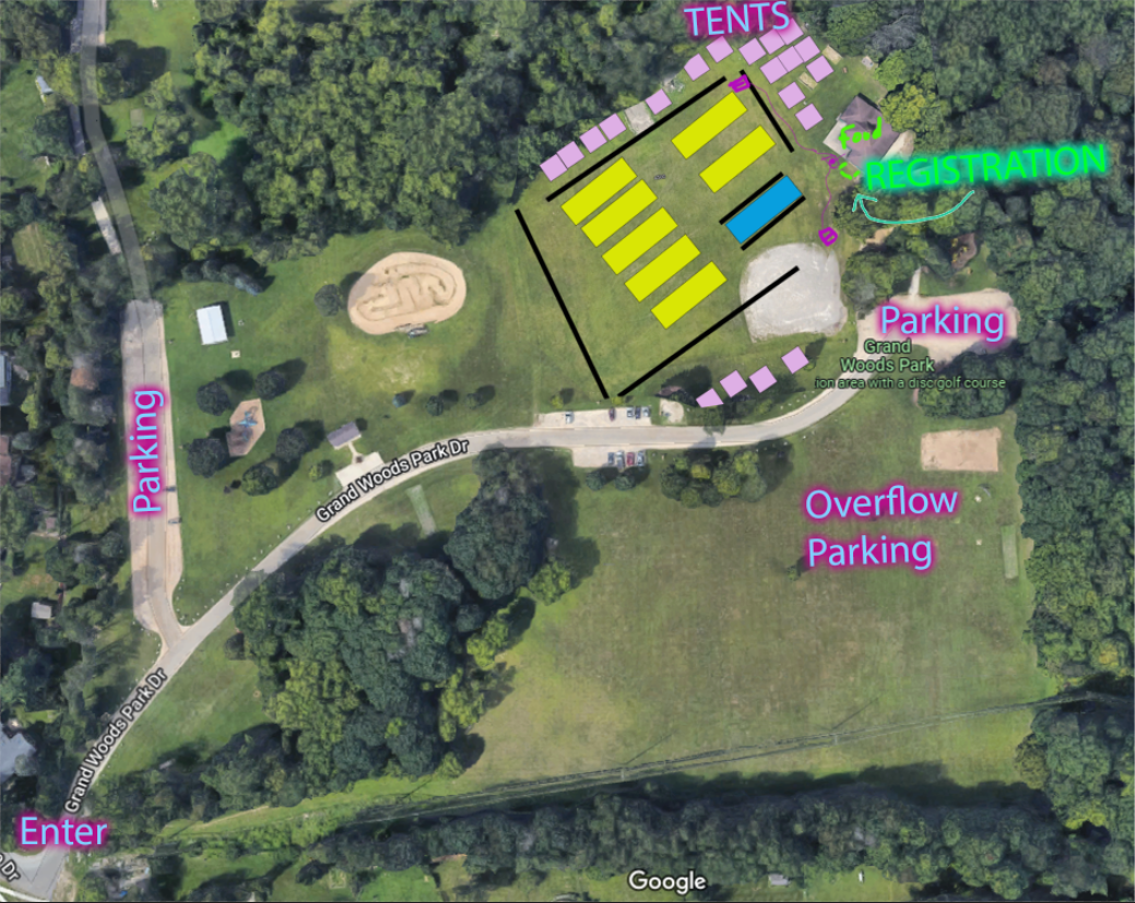 2024 US Guts Open Map Layout