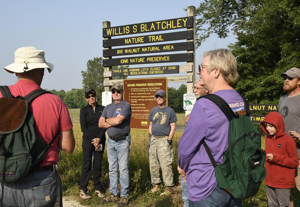 Putnam Parks & Pathways hike, Big Walnut Nature Preserve
