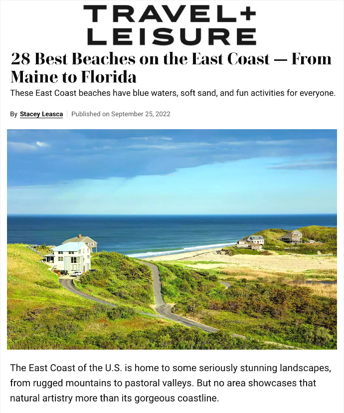 Travel & Leisure 28 Best Beaches Cover