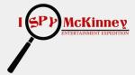 I Spy McKinney logo - with the word Spy being inside a magnifying glass