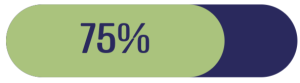 75% Progress Bar Graphic