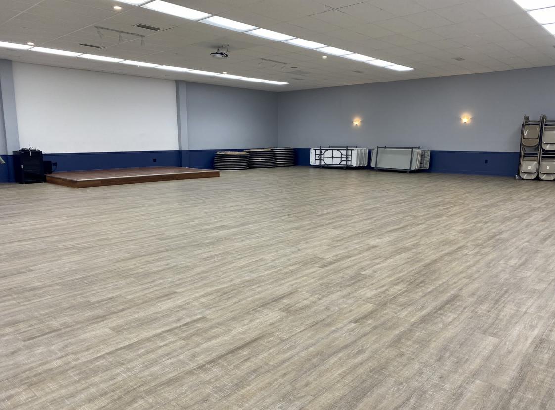 Police Association Hall - empty room