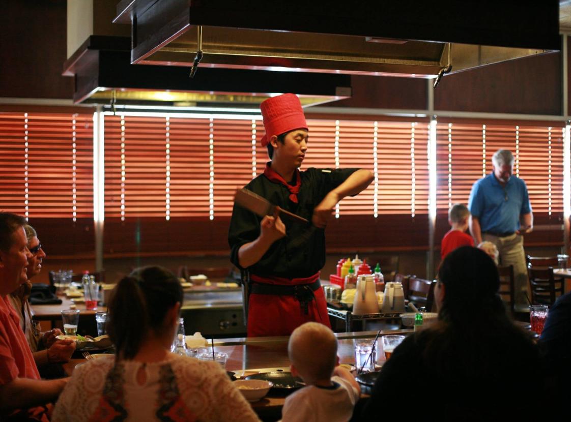 Chef at Japanese Steakhouse