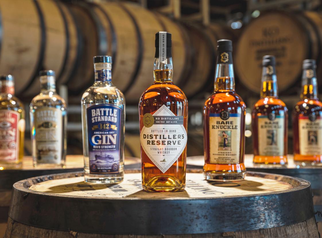KO Distilling's Spirits