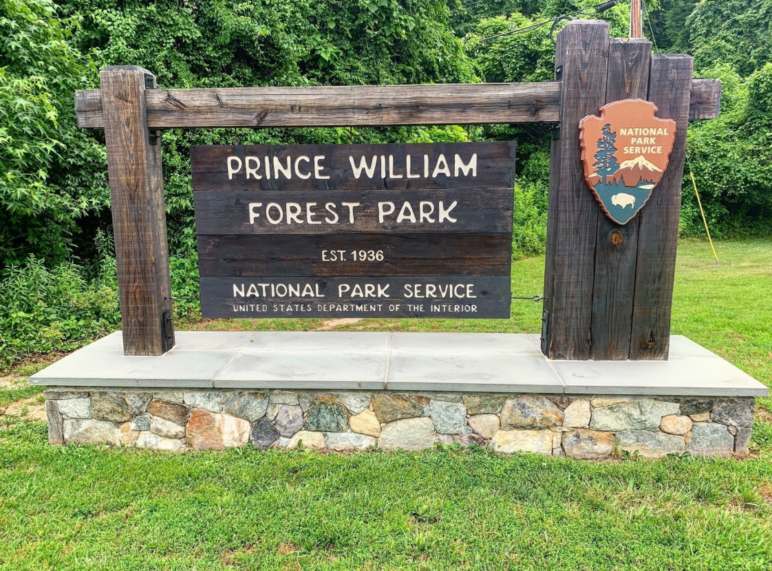 PRINCE WILLIAM FOREST PARK Sign