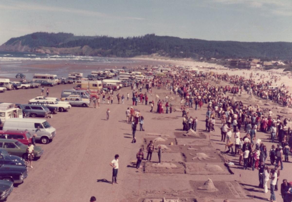 Historic Sandcastle Photo from 1970's