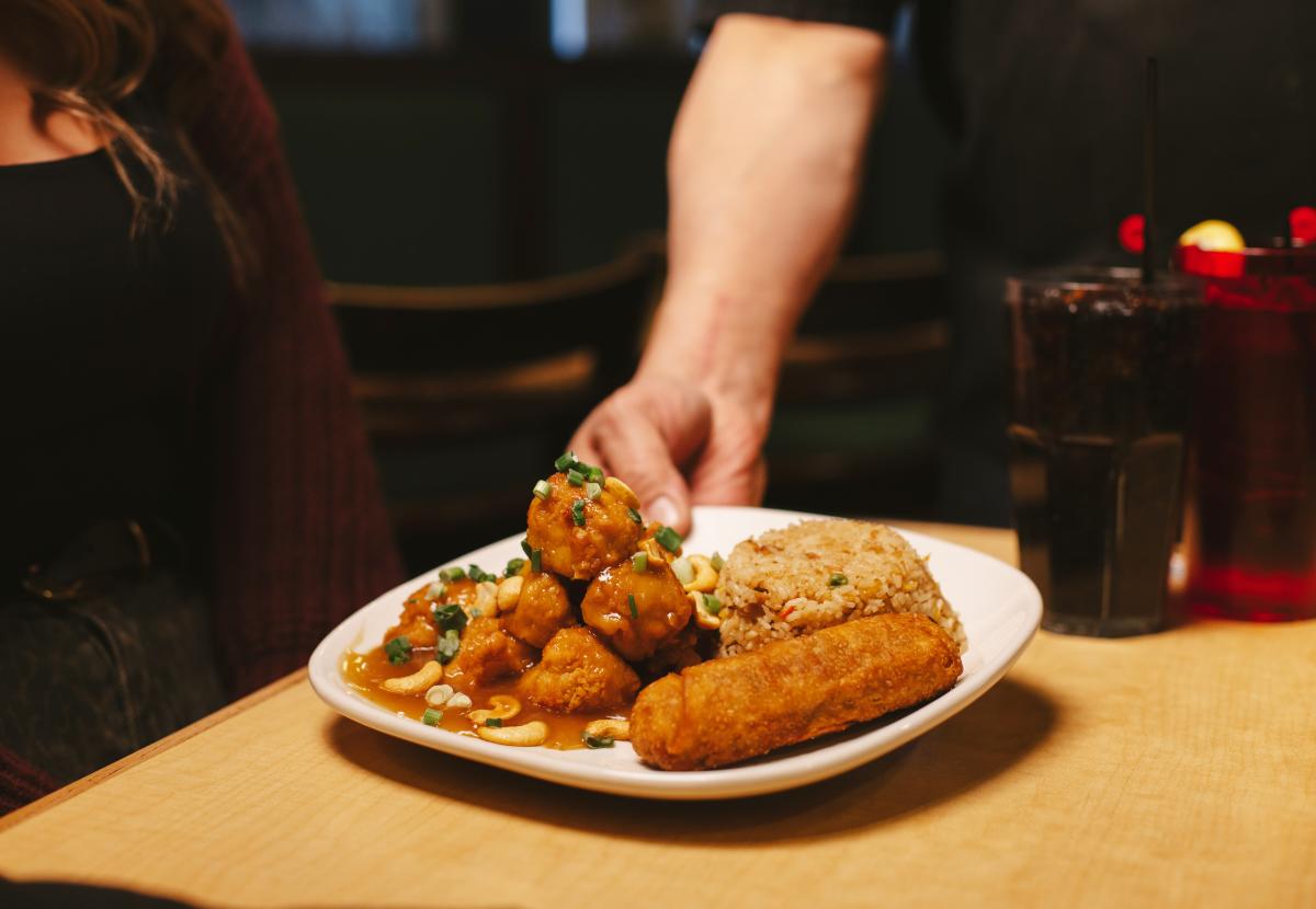 Cashew Chicken at Leong's