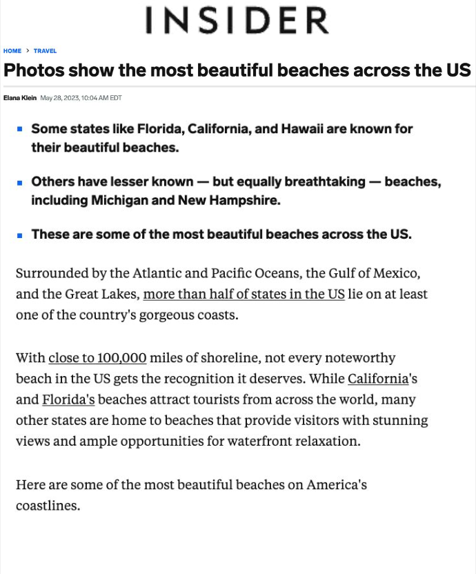 Insider Most Beautiful Beaches Cover