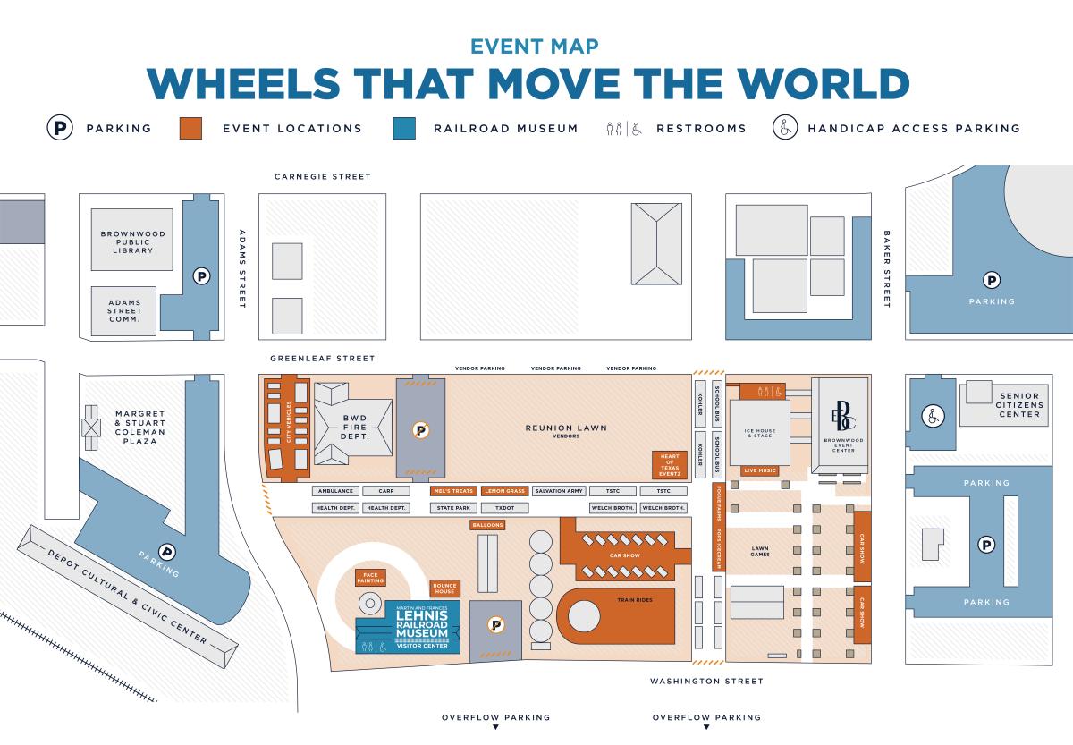 Wheels That Move the World Map