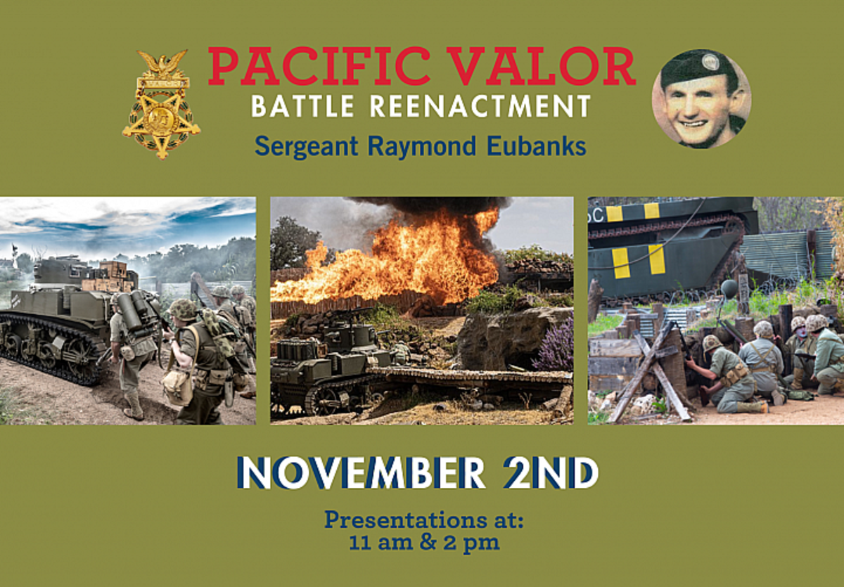 Pacific Valor Sergeant Raymond Eubanks at The National Museum of the