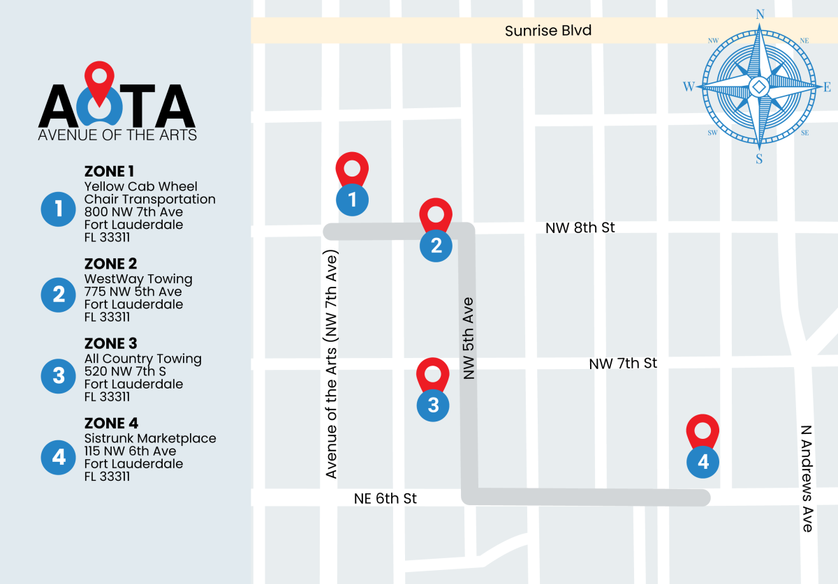Self-Guided AOTA Tour Map