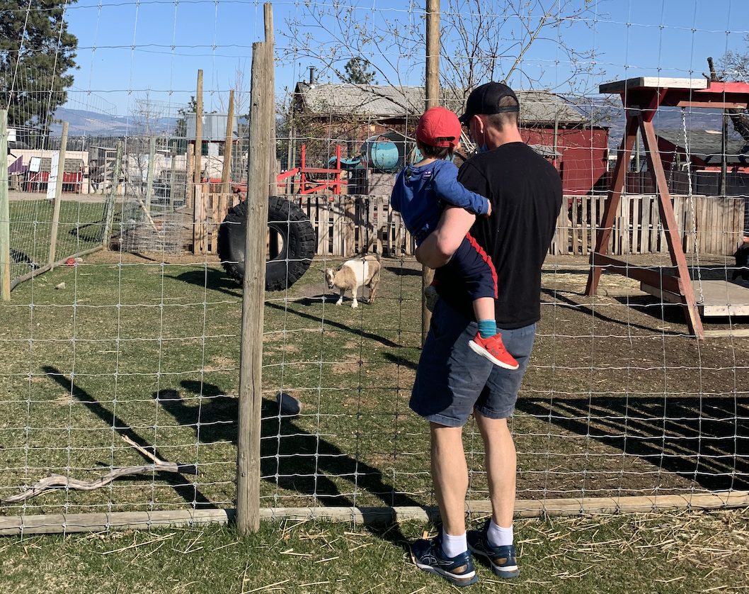 Off the Grid Winery - Duane with Child