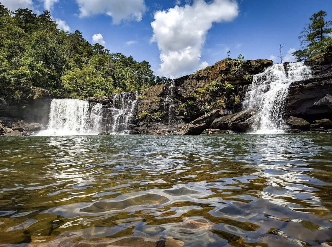 little river falls at little river canyon national preserve