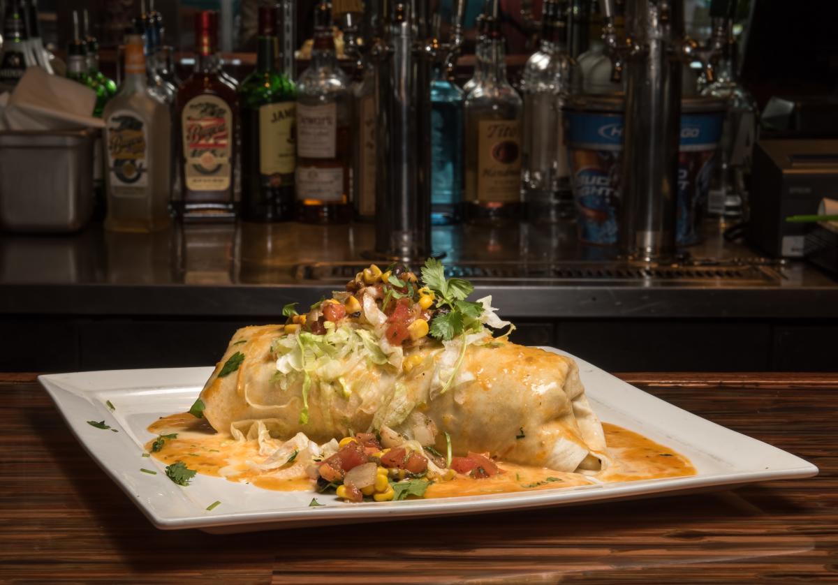 Burrito at Tortuga Jack's on Jekyll Island