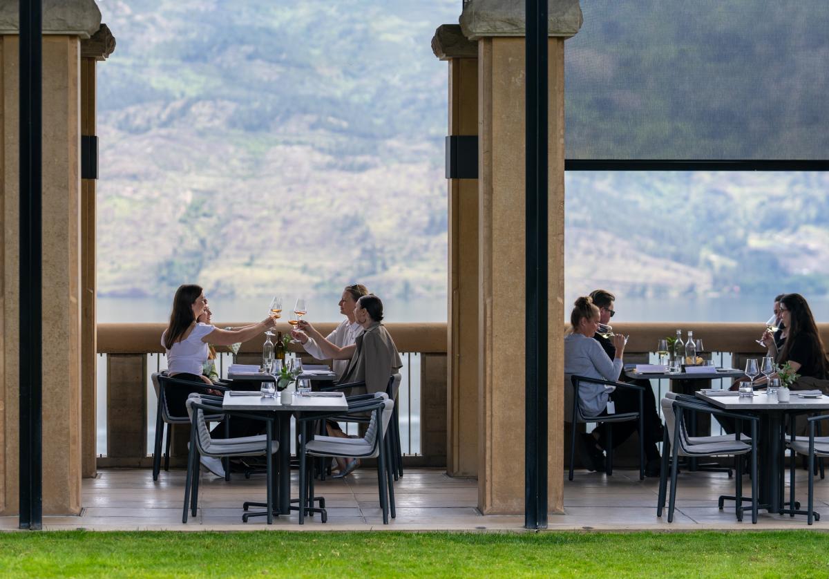 People Dining at Mission Hill Family Estate Winery