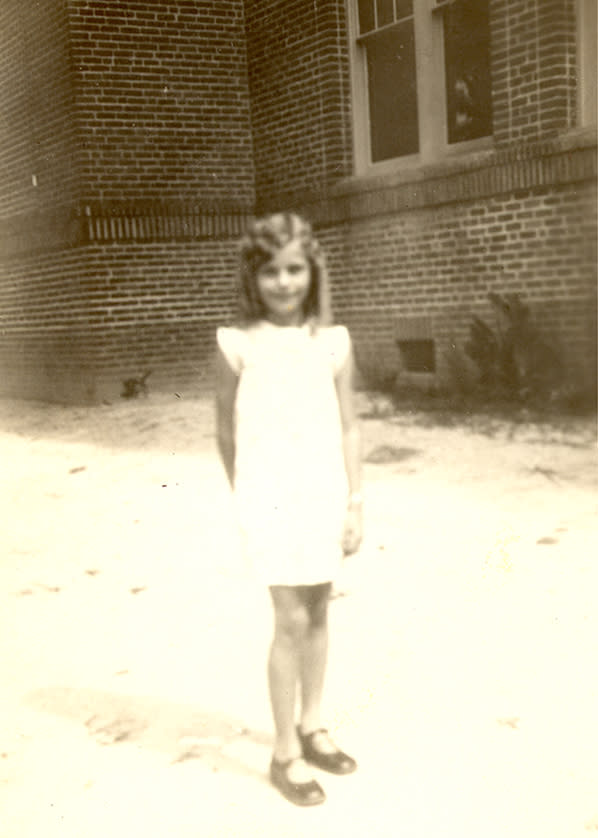 Ava Gardner age 8 at the Brogden School.