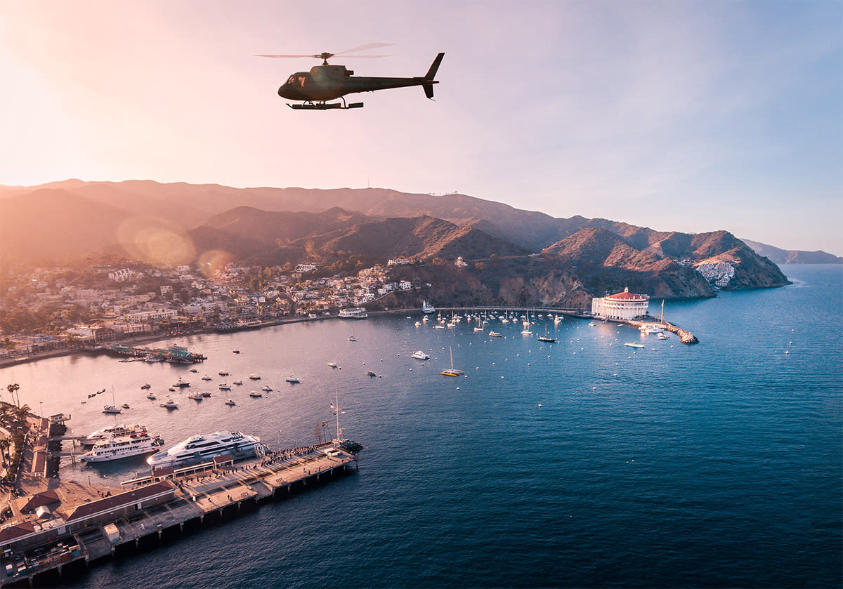 Catalina Island Helicopter Tour from Orange County