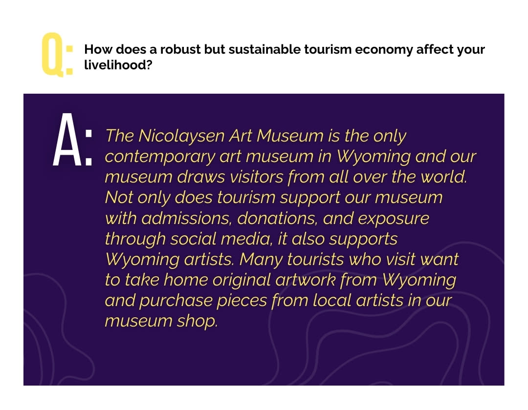 Allison - Faces of Tourism Q1