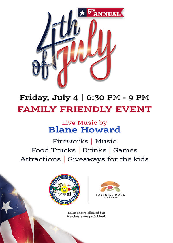 4th of July Celebration Tortoise Rock Casino Twentynine Palms California