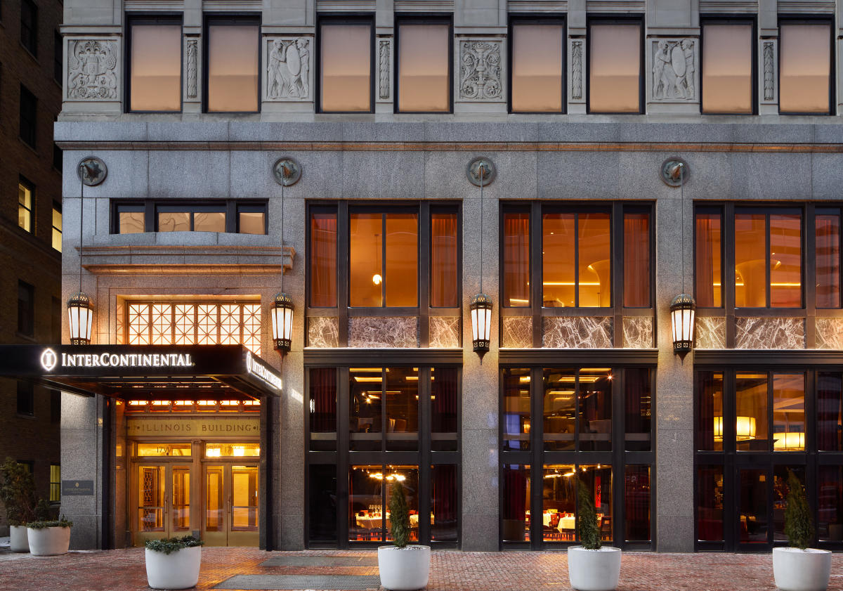 InterContinental Hotel Indy exterior, credit James Baigrie