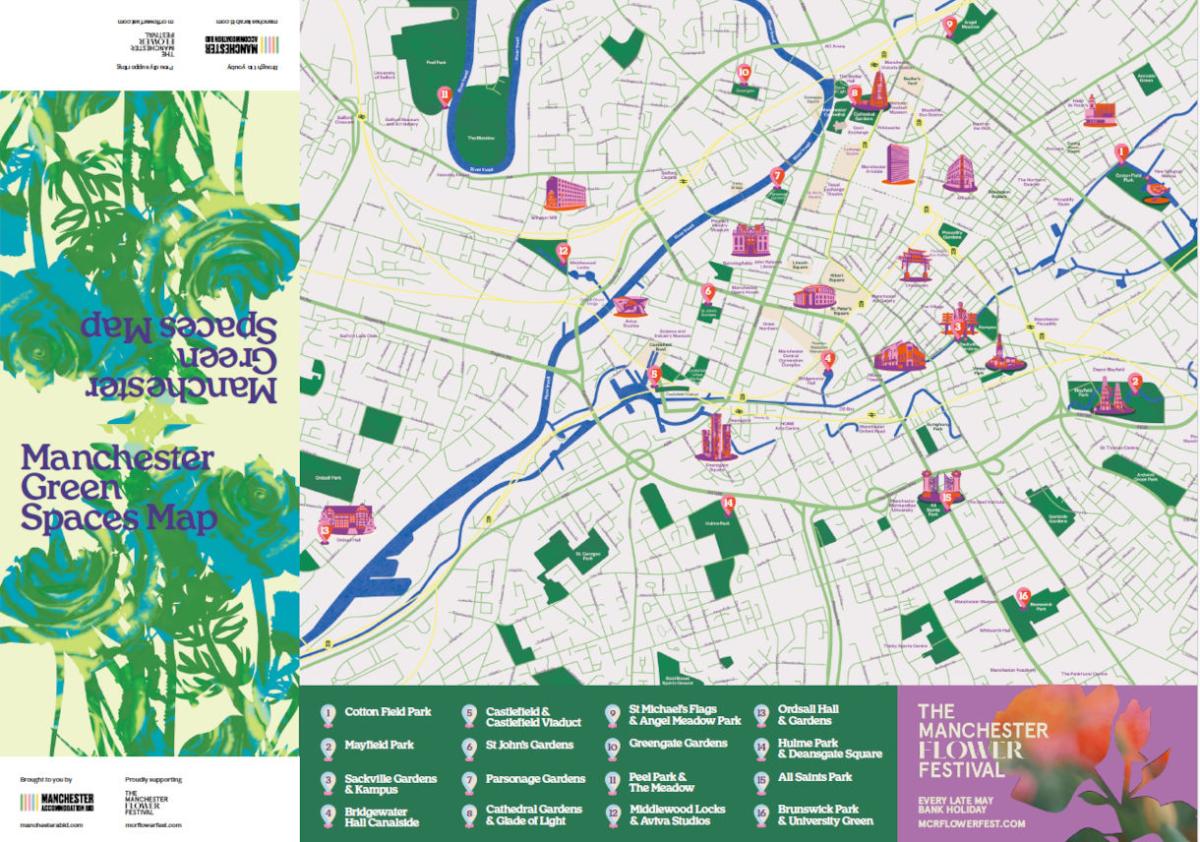 Green Spaces map image