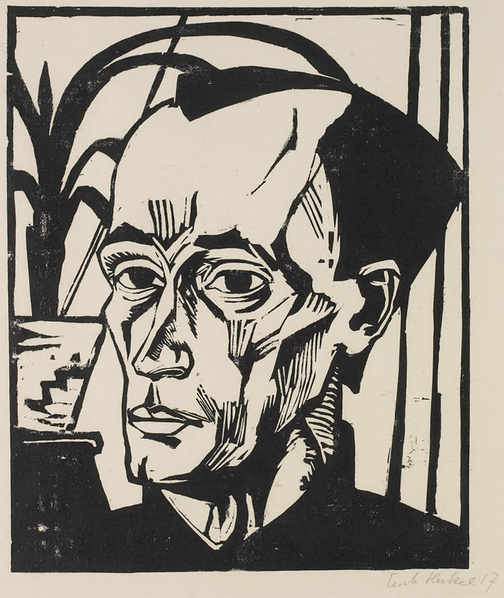 Erich Heckel Self Portrait