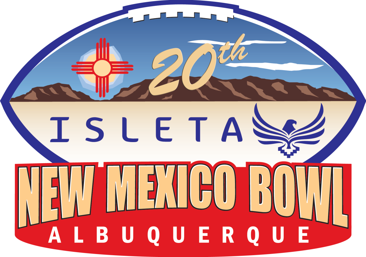 The 20th Anniversary Isleta New Mexico Bowl logo.