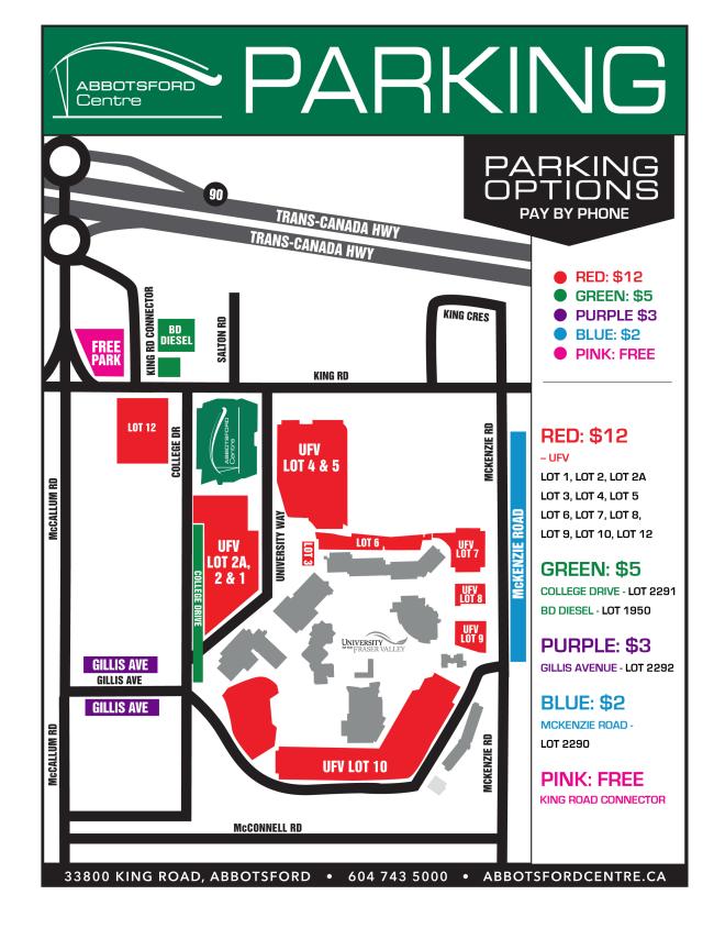Sac City College Map Parking & Directions - Abbotsford Centre - Abbotsford Centre