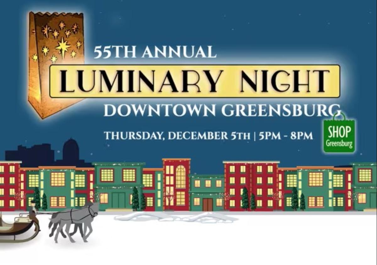 Luminary Night in Downtown Greensburg