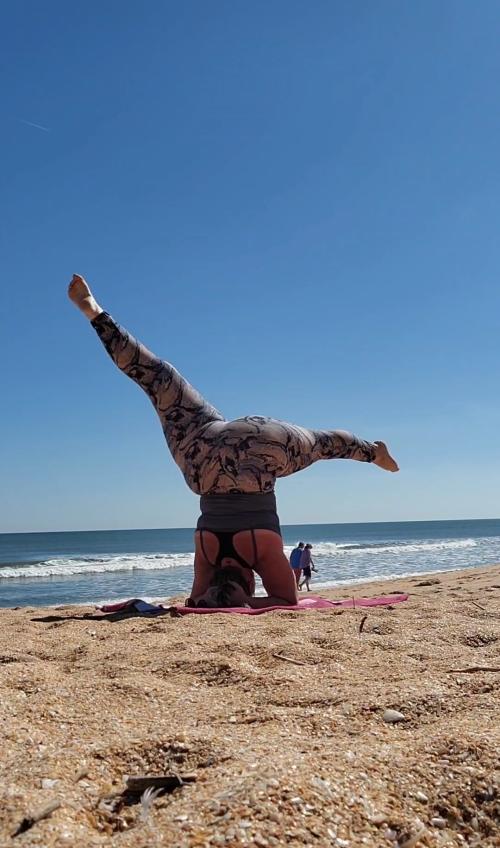Beach Yoga Kari Craig 2