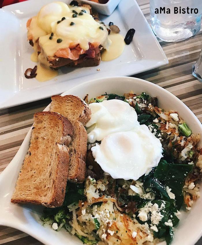 aMa Bistro breakfast