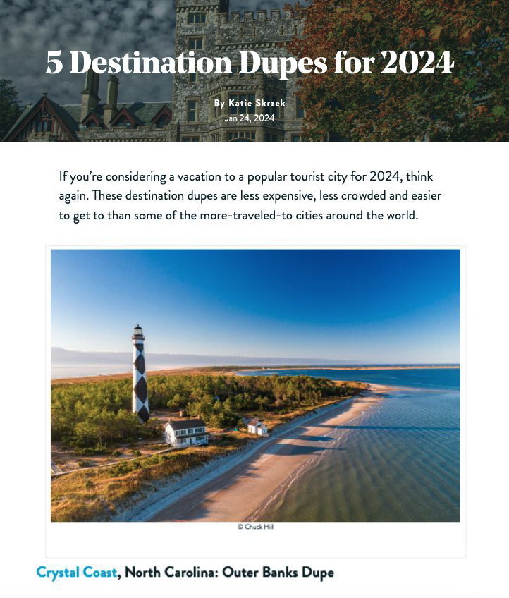 5 Destination Dupes for 2024 Cover