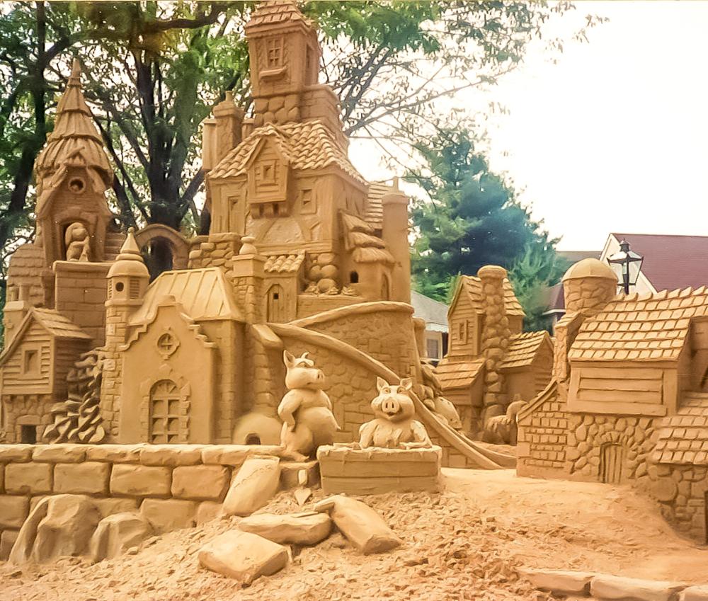 Sand Sculptures in the Village