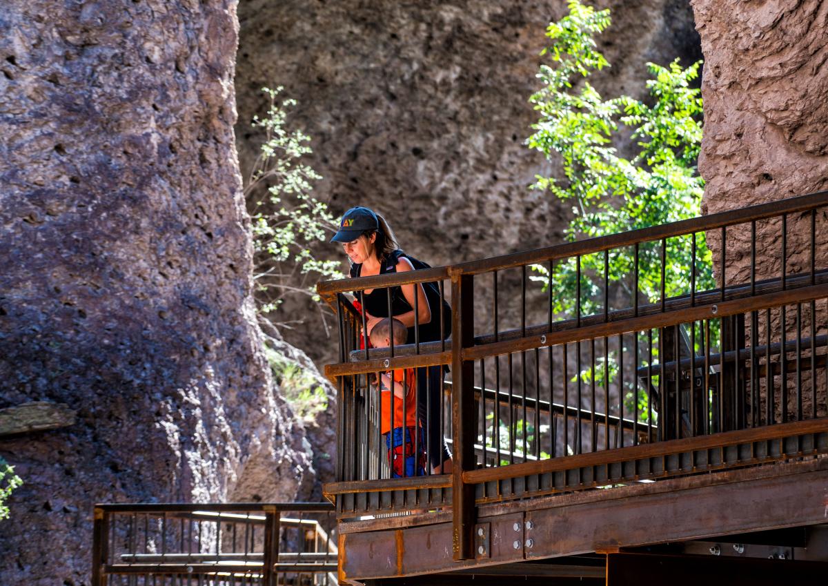 The Catwalk Recreation Area in Gila National Forest