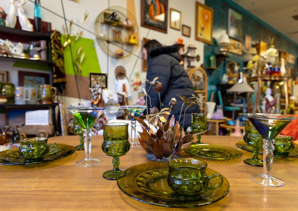 vintage tableware and decor found at downtown rapid city, sd store Retro Reimagined