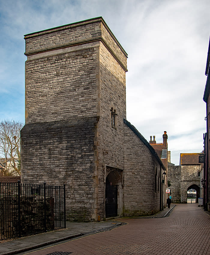 View of St Juliens Chapel from Winkle Street
