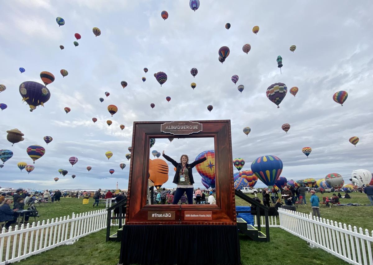 Visit Albuquerque Frame Balloon Fiesta 2022